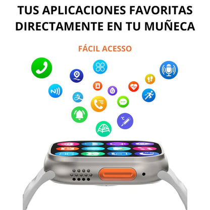 RELOJ INTELIGENTE - TEN UN MINI CELULAR EN TU MUÑECA + FUNCIONES EXCLUSIVAS DE CONTROL DE SALUD